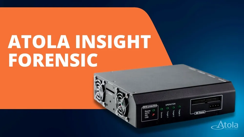 Voir la présentation vidéo d’Atola Insight Forensic sur YouTube (nouvelle fenêtre)