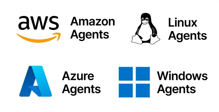 Les agents Passware pour Amazon AWS, Linux, Azure et Windows