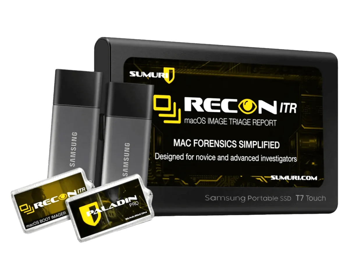 Le kit RECON ITR : le SSD portable, les clés d’amorçage et PALADIN PRO