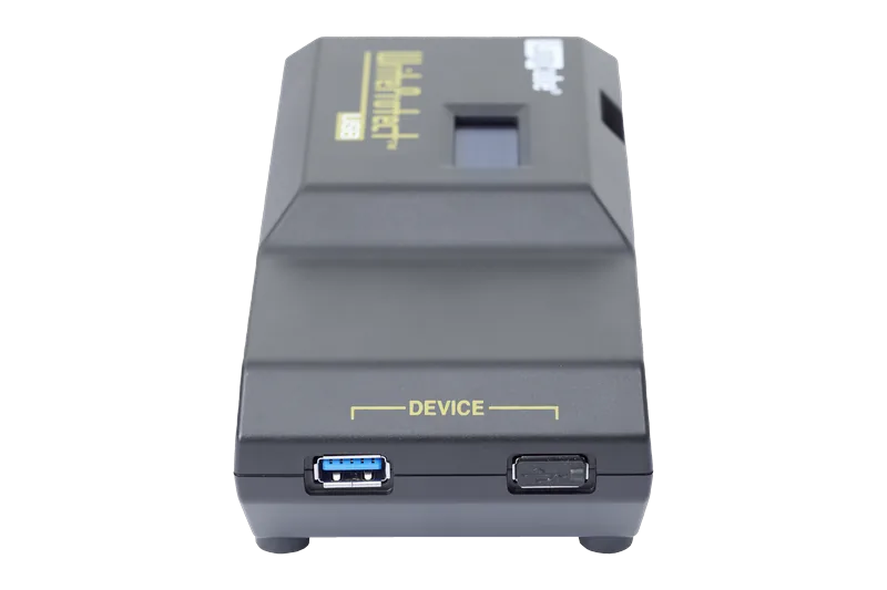 La face périphérique du WriteProtect-USB, port USB 3.0 protégé en écriture