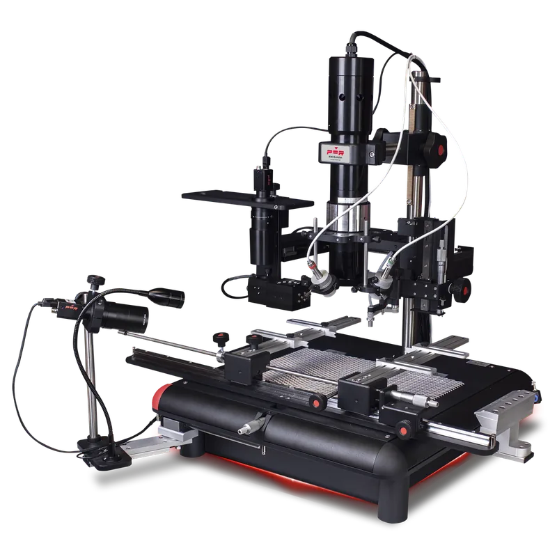 La machine de chip-off Chipmate Pro de PDR, avec son alignement optique